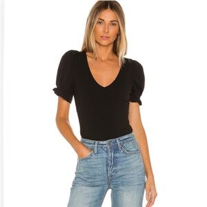 Tularosa Quinn Black Bodysuit